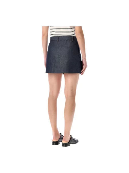 Spódnica mini A.p.c. niebieska