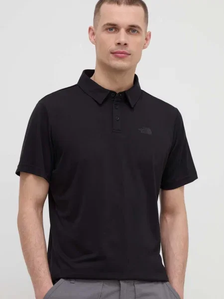 Tricou polo The North Face negru