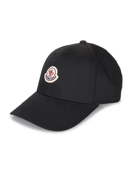 Czapka z daszkiem Moncler czarna