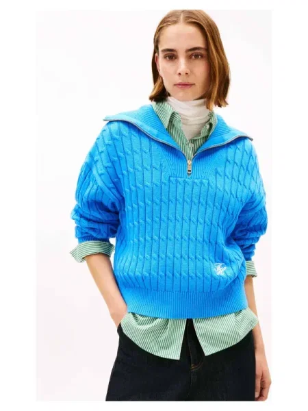 Tommy Hilfiger pulover de albastru