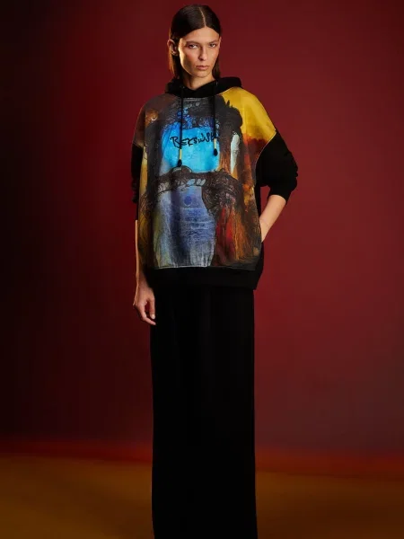 Medicine bluza z kapturem czarna