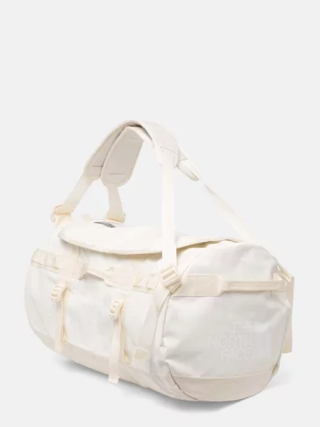 Torba podróżna The North Face Base Camp Duffel S 50 l white dune/white beżowa