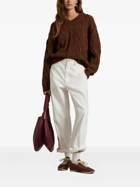 Căciulă Polo Ralph Lauren cu broderie tricotate de costum albastru