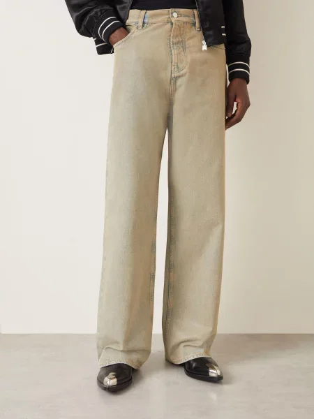 Amiri Jeansy Wide Fit blau