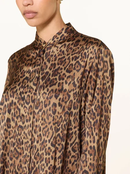 Robert Friedman Sukienka Satynowa Flore braun