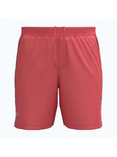 Мъжки шорти за бягане Under Armour Launch 7" electric tangerine/black/green mode черно