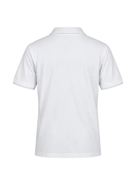 Tricou polo Calvin Klein Jeans alb