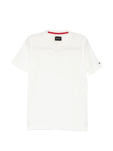 Tricou Kiton cu decolteu rotund alb