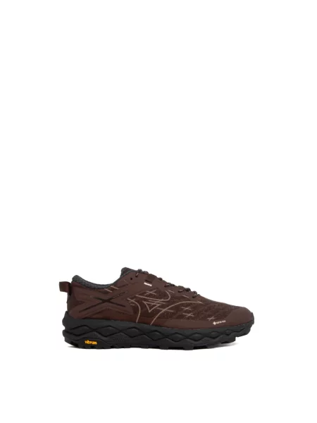 Sneakersy Mizuno skórzane brązowe
