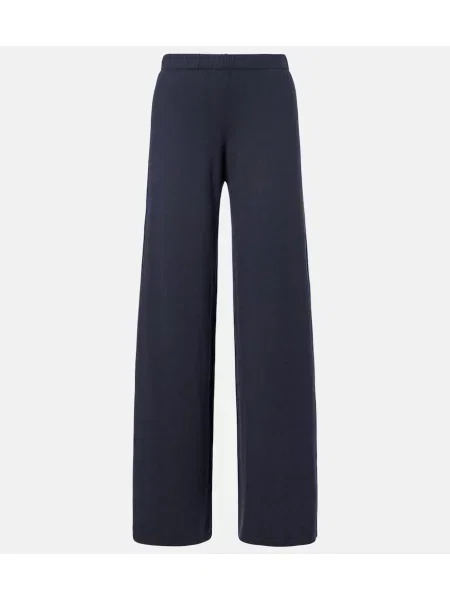Pantaloni Lisa Yang din cașmir albastru