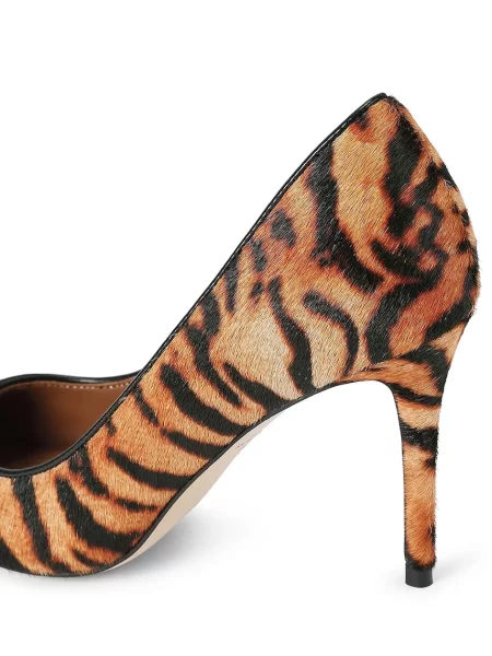 Kurt Geiger Bőr tűsarkú cipő Belgravia Eagle Court barna