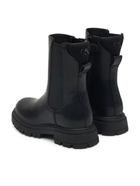 Calvin Klein Škornji Chelsea Boot S črna