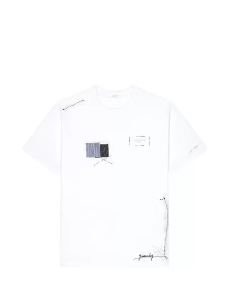 Tricou Givenchy cu imagine alb