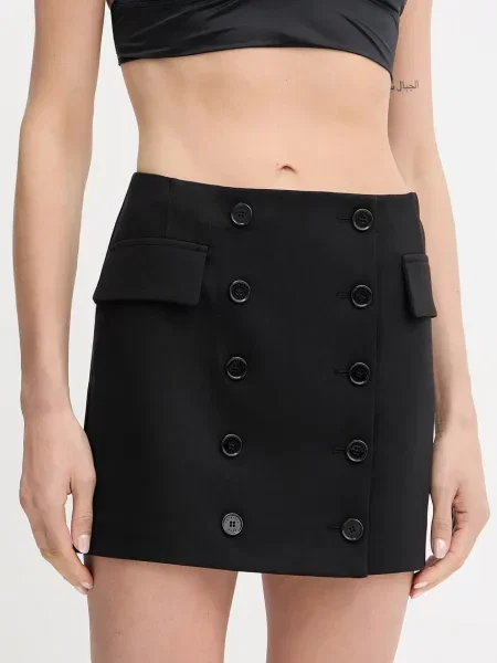 Patrizia Pepe spódnica mini ołówkowa czarny