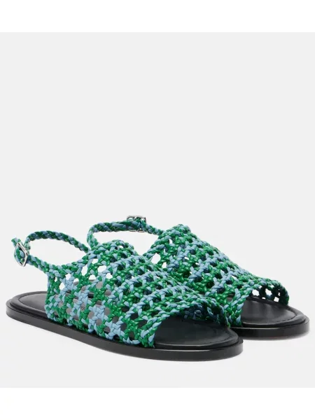 Sandale Jw Anderson plasă de plasă albastru