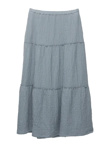 Pull&Bear Sukňa dymovo modrá