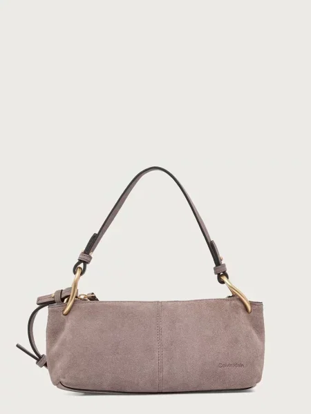 Geanta crossbody Calvin Klein din piele maro