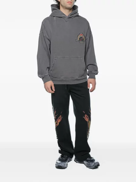 Pantaloni Ksubi cu imagine alergare gri