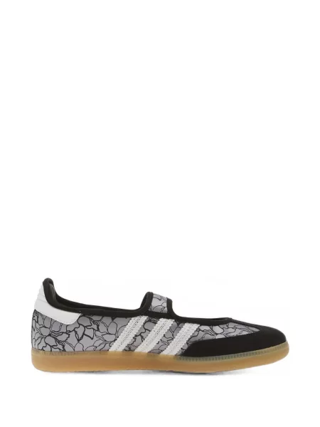 Geacă Adidas cu model floral din dantelă negru
