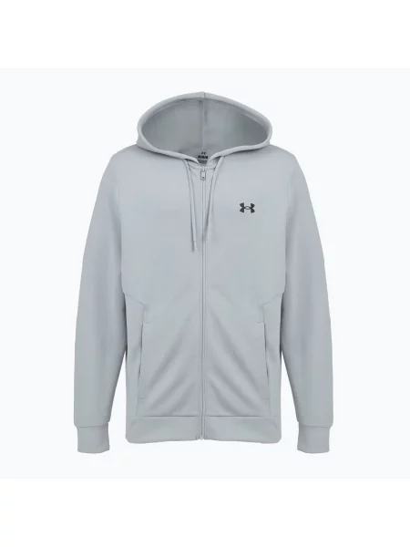 Кофта Under Armour Flex Fleece Full Zip mod gray/black чорний