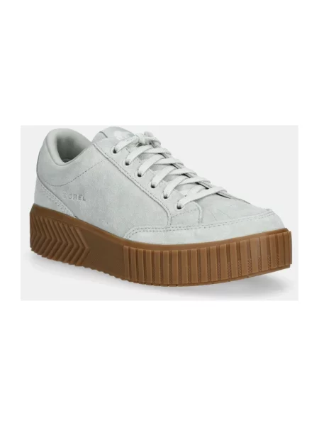 Sneakersy Sorel zamszowe zielone