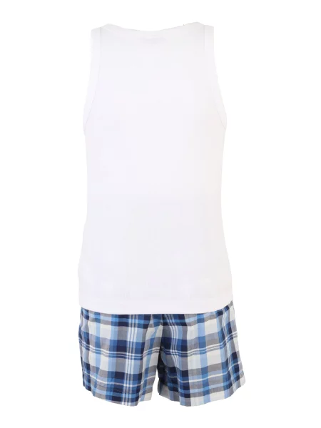 Tommy Hilfiger dvojdielne pyžamo pánske s bavlnou biela