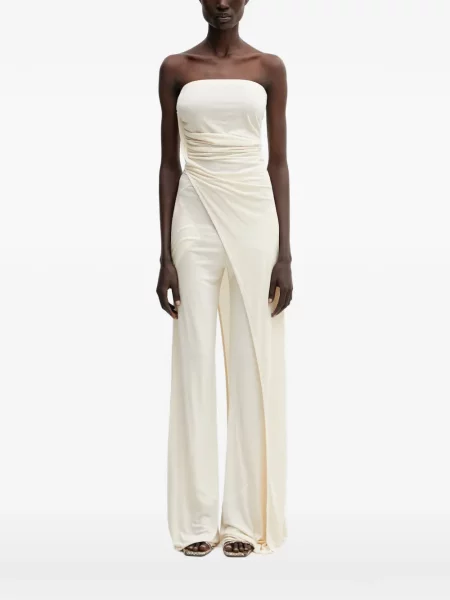 Top Rick Owens Lilies cu volane fără bretele