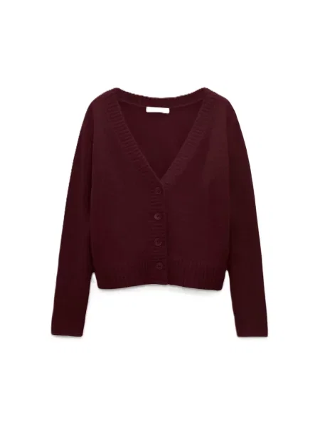 Dorothee Schumacher Kardigan Luxury Love Z Kaszmiru rot brązowy