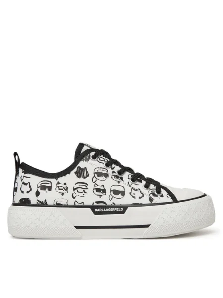 Ниски кецове Karl Lagerfeld KAMPUS MAX III бяло