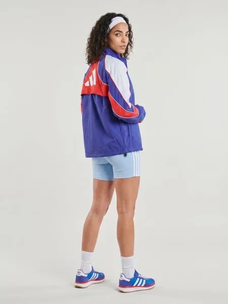 ADIDAS PERFORMANCE Tréningová bunda Adizero Archive enciánová / svetlosivá / červená modrá