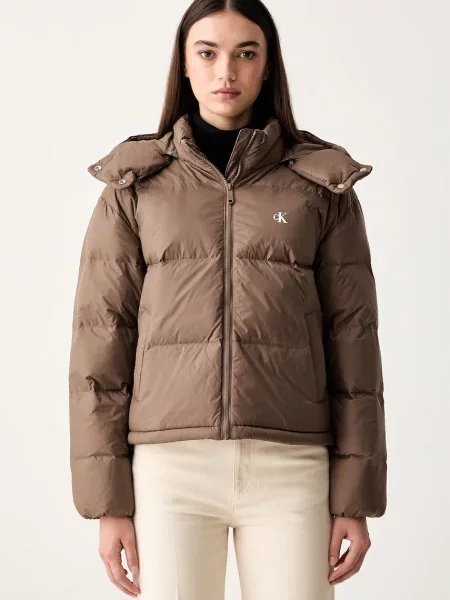 Calvin Klein Jeans Geacă de puf Essential alb