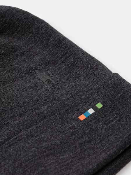 Термо шапка Smartwool из шерсти мериноса черная