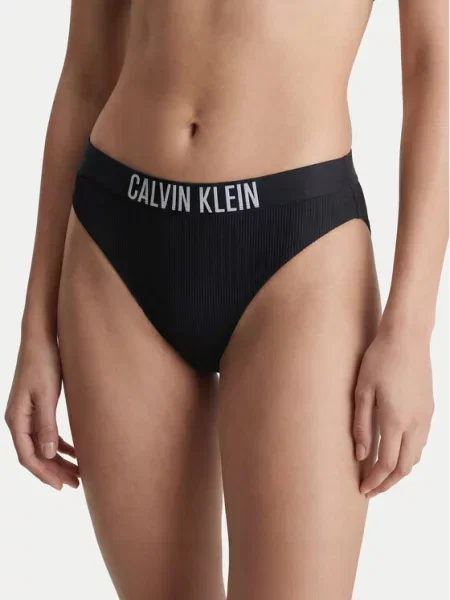 Calvin Klein Swimwear Dół od bikini czarny