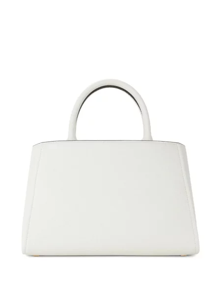 Shopper táska Elisabetta Franchi autogrammal fehér