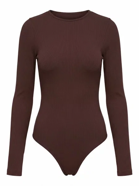 MAGIC Bodyfashion Tricou body Everybody ciocolatiu