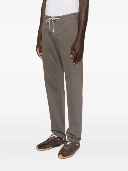 Pantaloni Eleventy cu cordon gri