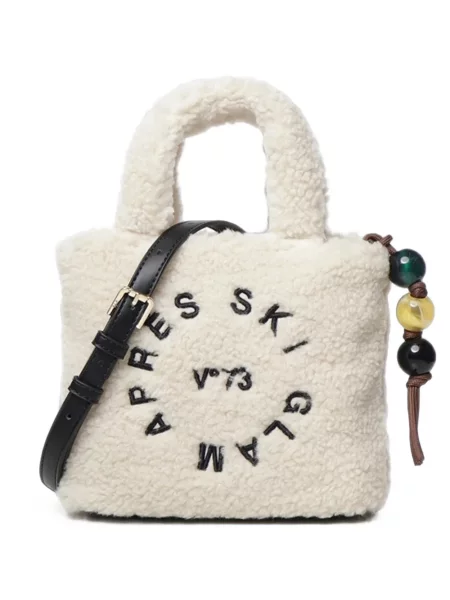 Ursuleț de pluș geantă shopper V°73 cu broderie
