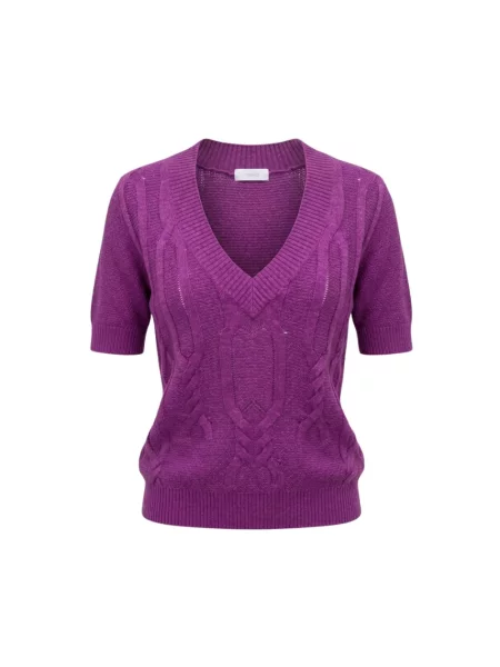 Lniany sweter Malo fioletowy