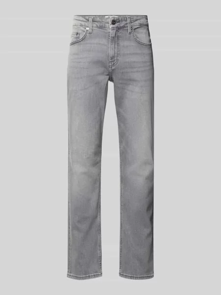Jeansy o kroju regular fit z prostymi nogawkami z mieszanka bawełny model WEFT' Only & Sons