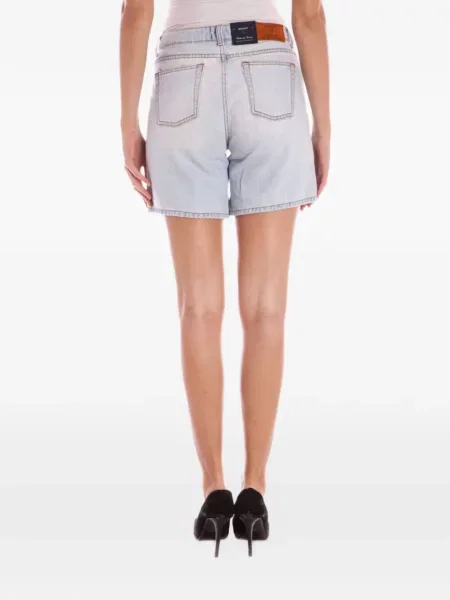 Pantaloni scurți din denim Gant albastru