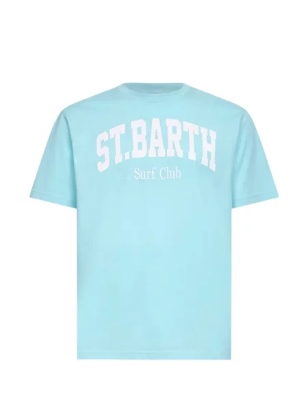 Tricou grafic Mc2 Saint Barth cu imagine albastru