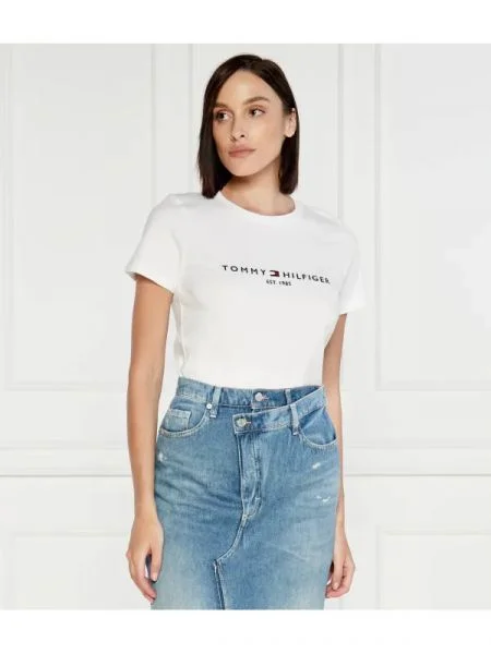 TOMMY HILFIGER Tricou / bleumarin / roșu alb