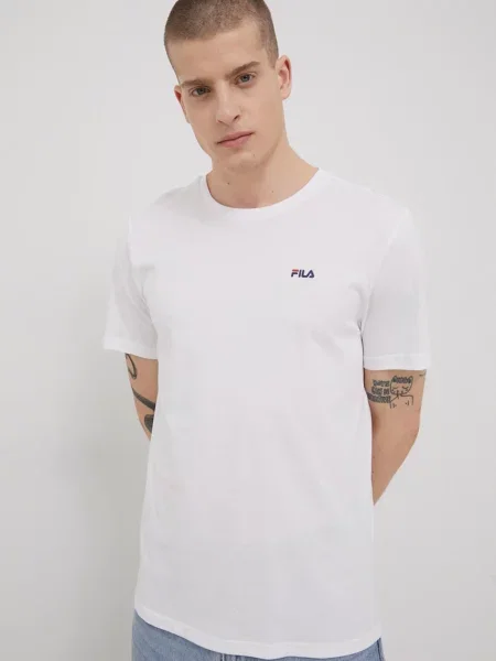 Тениска Fila 2 чифта черно с изчистен дизайн