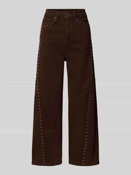 Jeansy o kroju balloon z nitami Miss Goodlife