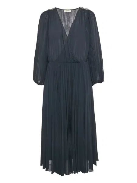 Rochie midi Max&co. până la genunchi de costum albastru