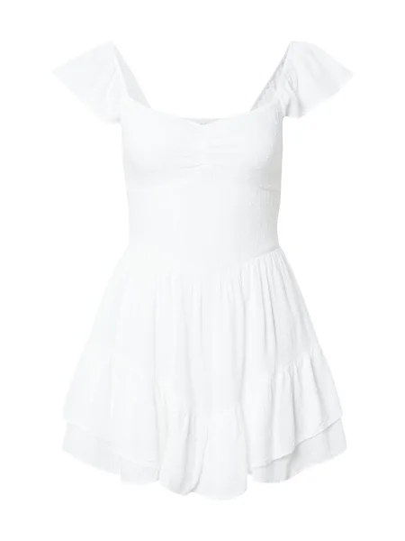 HOLLISTER Rochie alb