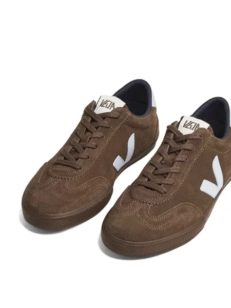 Sneakerși Veja Volley din piele de căprioară maro
