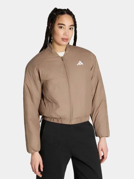 Демісезонна куртка adidas ESSENTIALS бежевий