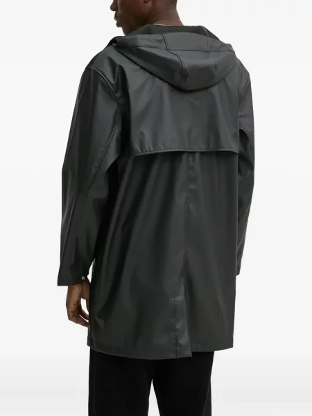 Дъждобран Herschel Supply Co. с качулка черно