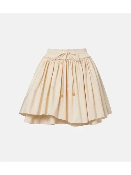 Fustă Loewe din poplin bej